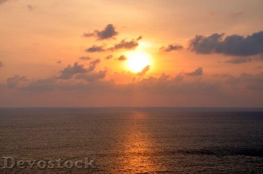 Devostock Sunset Sea Thailand Summer