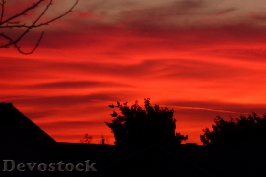 Devostock Sunset Sky Clouds Outdoors 10