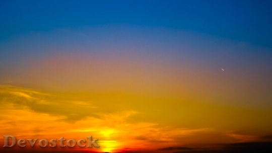 Devostock Sunset Sky Clouds Sun 5