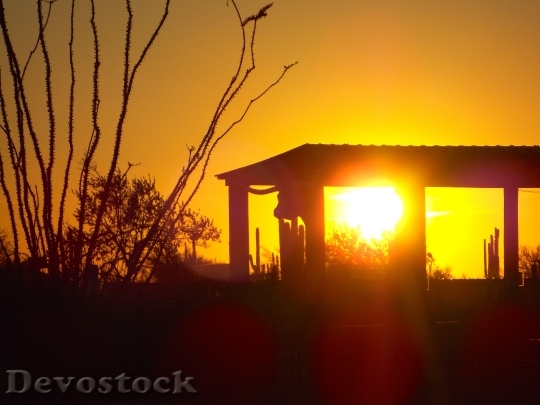 Devostock Sunset Sky Ranch Summer