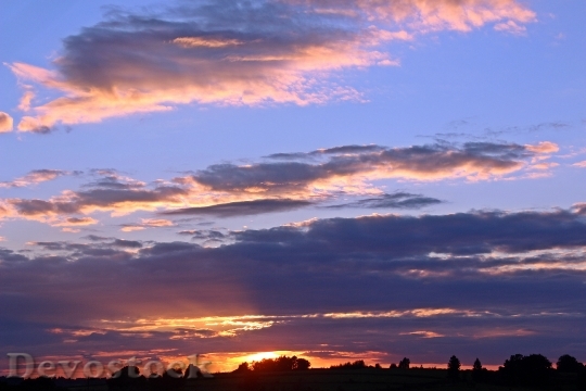Devostock Sunset Sun Abendstimmung Sky 5