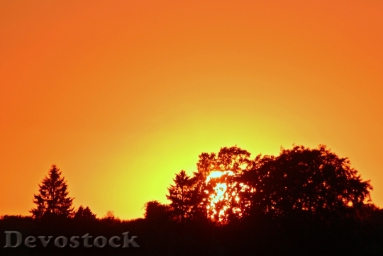 Devostock Sunset Sun Sky Abendstimmung 0