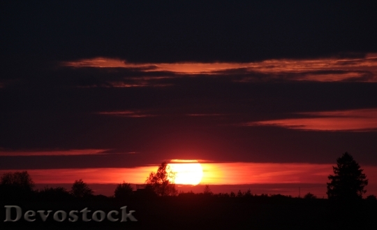 Devostock Sunset Sun Sky Abendstimmung 2