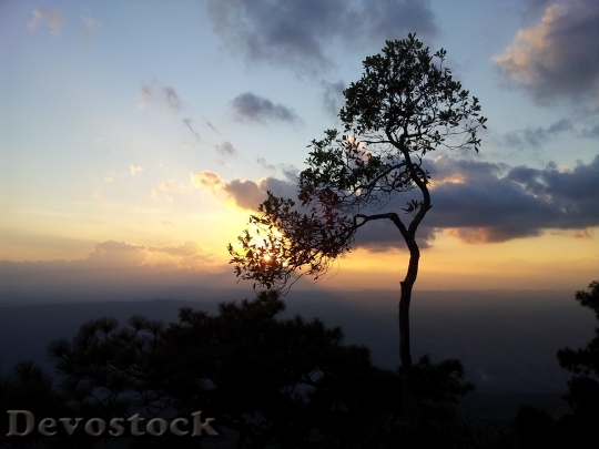 Devostock Sunset Thailand Nature Travel