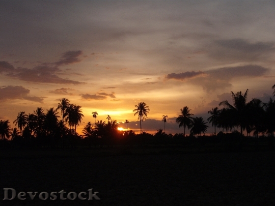 Devostock Thailand Asia Landscape Sunset