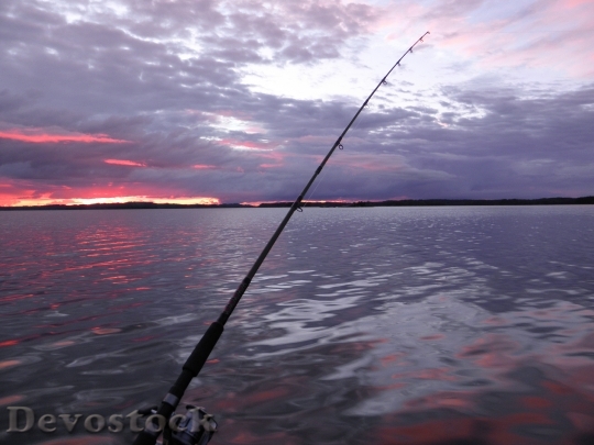 Devostock Trolling Fishing Sunset Holiday