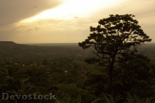 Devostock Uganda Africa Sunset Sky