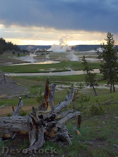 Devostock Yellowstone Sunsets