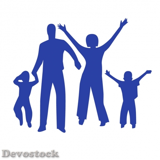 Devostock Family in blue