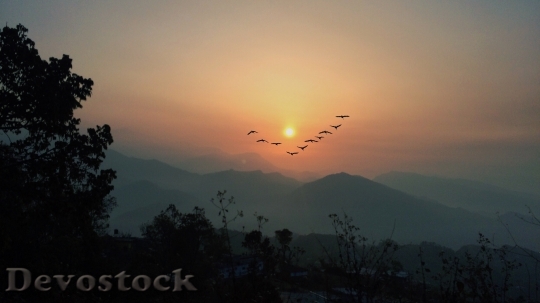 Devostock Sunrise and sunset scenery photo stock (9)