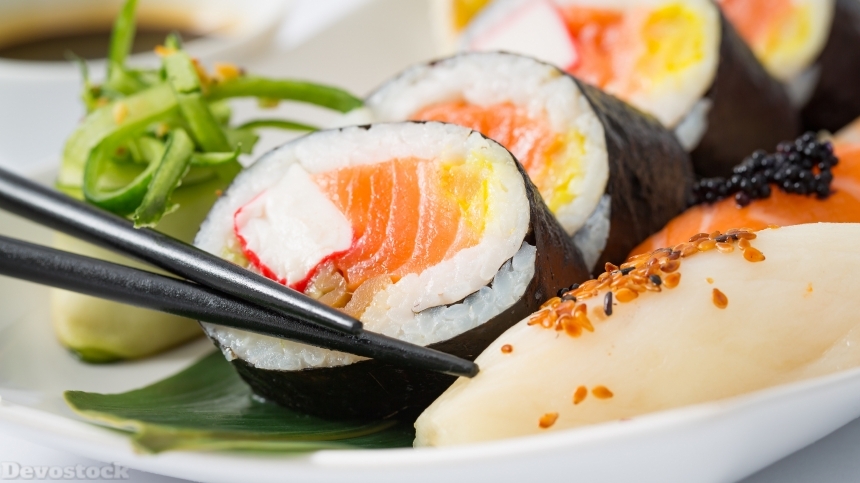 Devostock Sushi ?? , Japanese and Korean food culture 