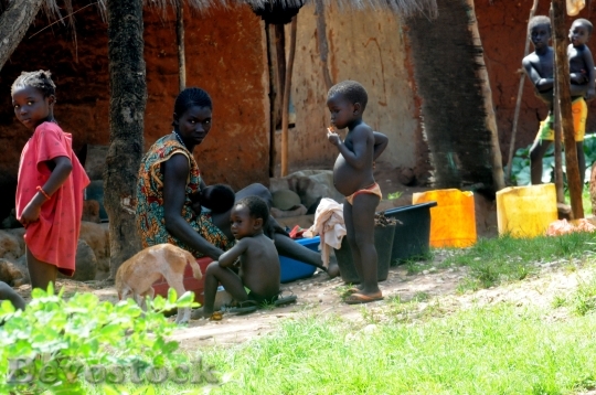 Devostock African Family Bissau Guinea