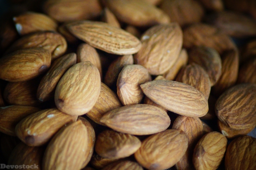Devostock Almond Nuts Food Healthy
