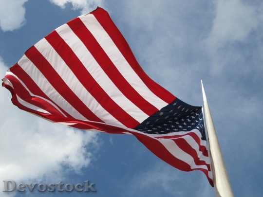 Devostock American Flag Patriotism 373291