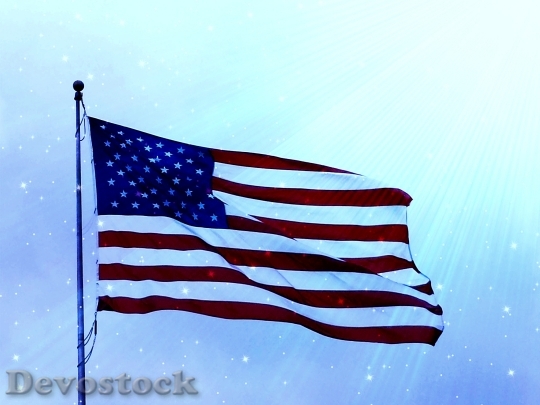 Devostock American Flag Usa Flag 5