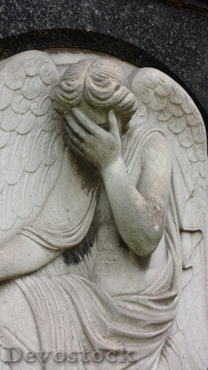 Devostock Angel Figure Tears Angel