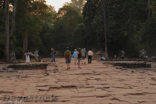 Devostock Angkor Thom Temple Cambodia