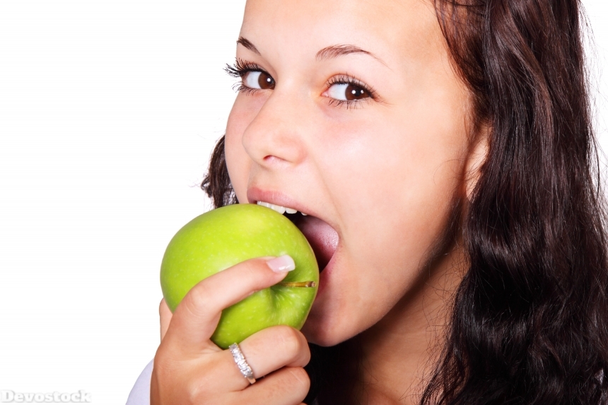 Devostock Apple Bite Diet Eat