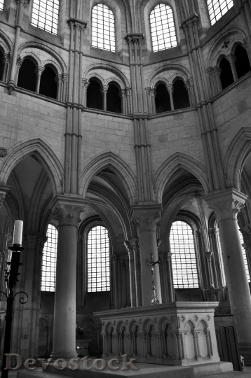 Devostock Architecture Romanesque Art Abbey 0