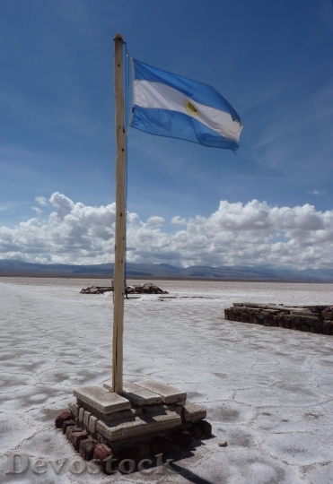 Devostock Argentine Flag Salt Lake