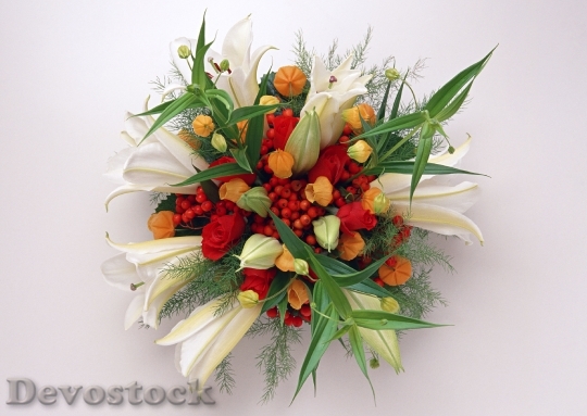 Devostock Artificial Roses Orther Flowers