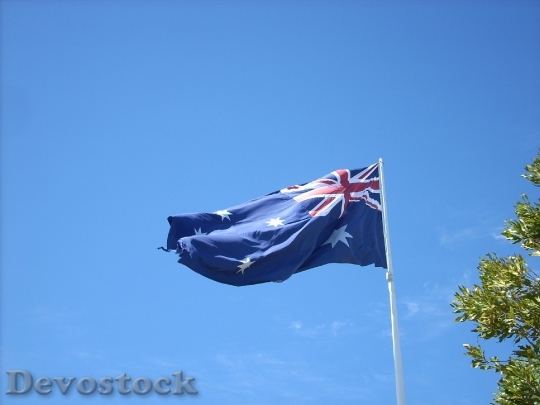 Devostock Australian Flag National Pride