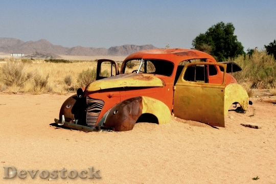Devostock Auto Stainless Oldtimer Rusted