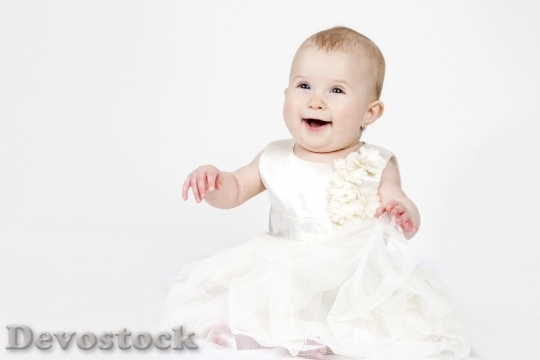 Devostock Baby Girl Bridesmaid Little