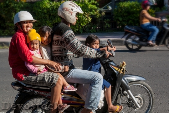Devostock Bali Traffic Family Bike