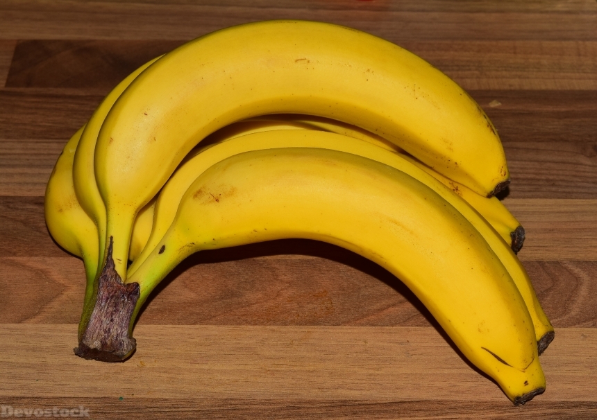 Devostock Banana Yellow Food Healthy