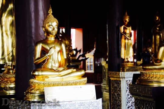 Devostock Bangkok Buddha Gold Meditation 10