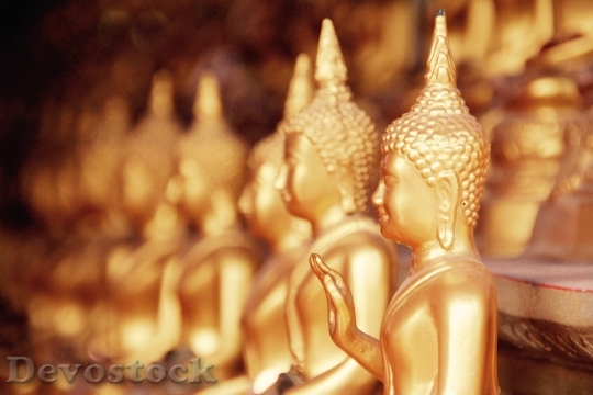 Devostock Bangkok Buddha Gold Meditation 26