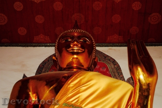Devostock Bangkok Buddha Gold Meditation 30