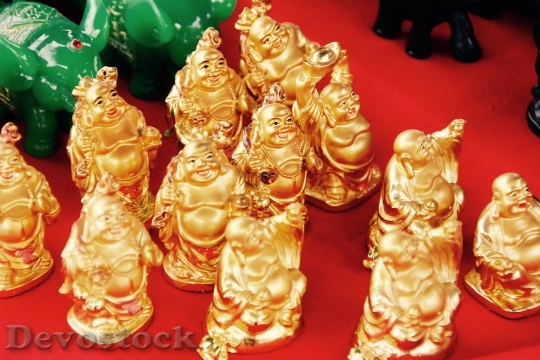 Devostock Bangkok Buddha Gold Meditation 33