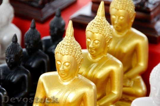 Devostock Bangkok Buddha Gold Meditation 34