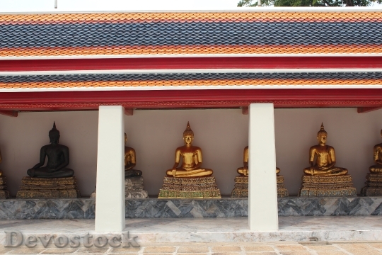 Devostock Bangkok Buddha Gold Meditation 35