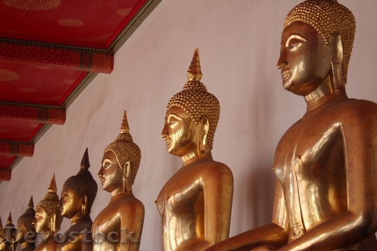 Devostock Bangkok Buddha Gold Meditation 38