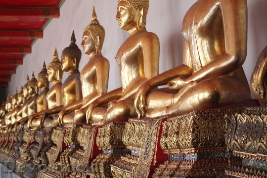 Devostock Bangkok Buddha Gold Meditation 40
