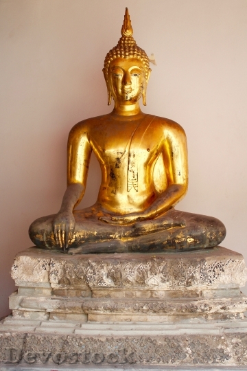 Devostock Bangkok Buddha Gold Meditation 41