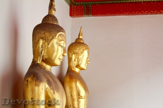 Devostock Bangkok Buddha Gold Meditation 44