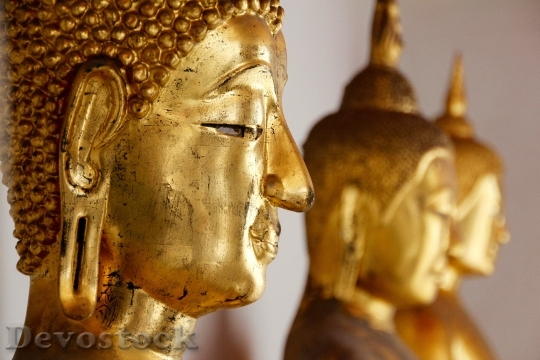 Devostock Bangkok Buddha Gold Meditation 46
