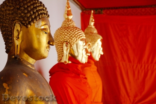 Devostock Bangkok Buddha Gold Meditation 49