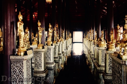 Devostock Bangkok Buddha Gold Meditation 5