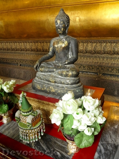 Devostock Bangkok Buddha Gold Meditation 51
