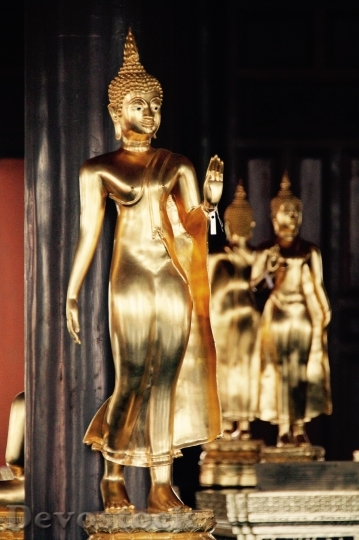 Devostock Bangkok Buddha Gold Meditation 8