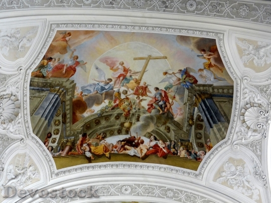 Devostock Basilica Church Painting Catholic