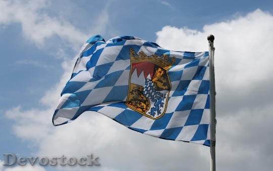 Devostock Bavaria Flag Swiss Francs
