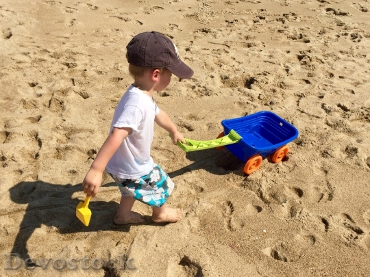 Devostock Beach Summer Child Toddler