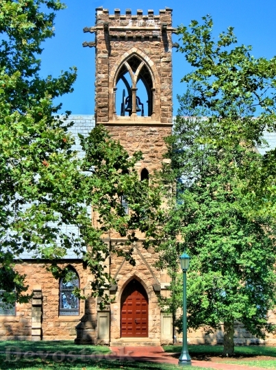 Devostock Bell Tower Stone Church