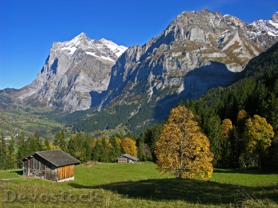 Devostock Bernese Oberland Mountain Landscape